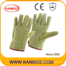 Industriales de seguridad Pig Split Drivers guantes de trabajo de cuero (21202)